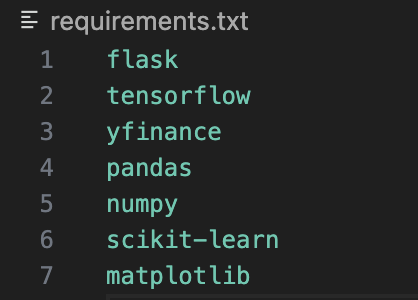 Requirements File